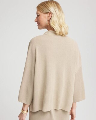 Travelers™ Collection Metallic Knit Cardigan click to view larger image.