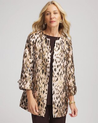 Travelers™ Collection Animal Jacquard Jacket