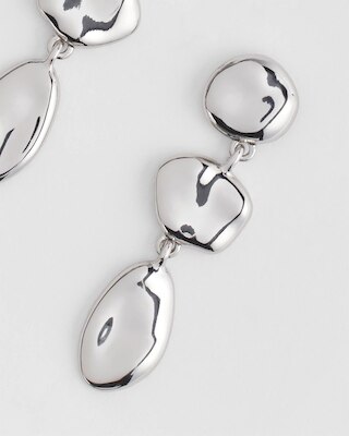 No Droop® Pebble Links Earrings click to view larger image.