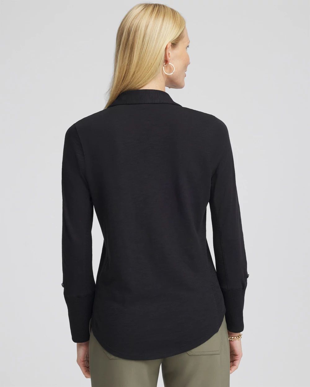 Collared Henley Shirt