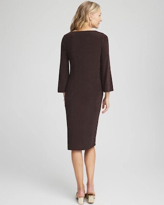 Travelers™ Bell Sleeve Boat Neck Dress click to view larger image.