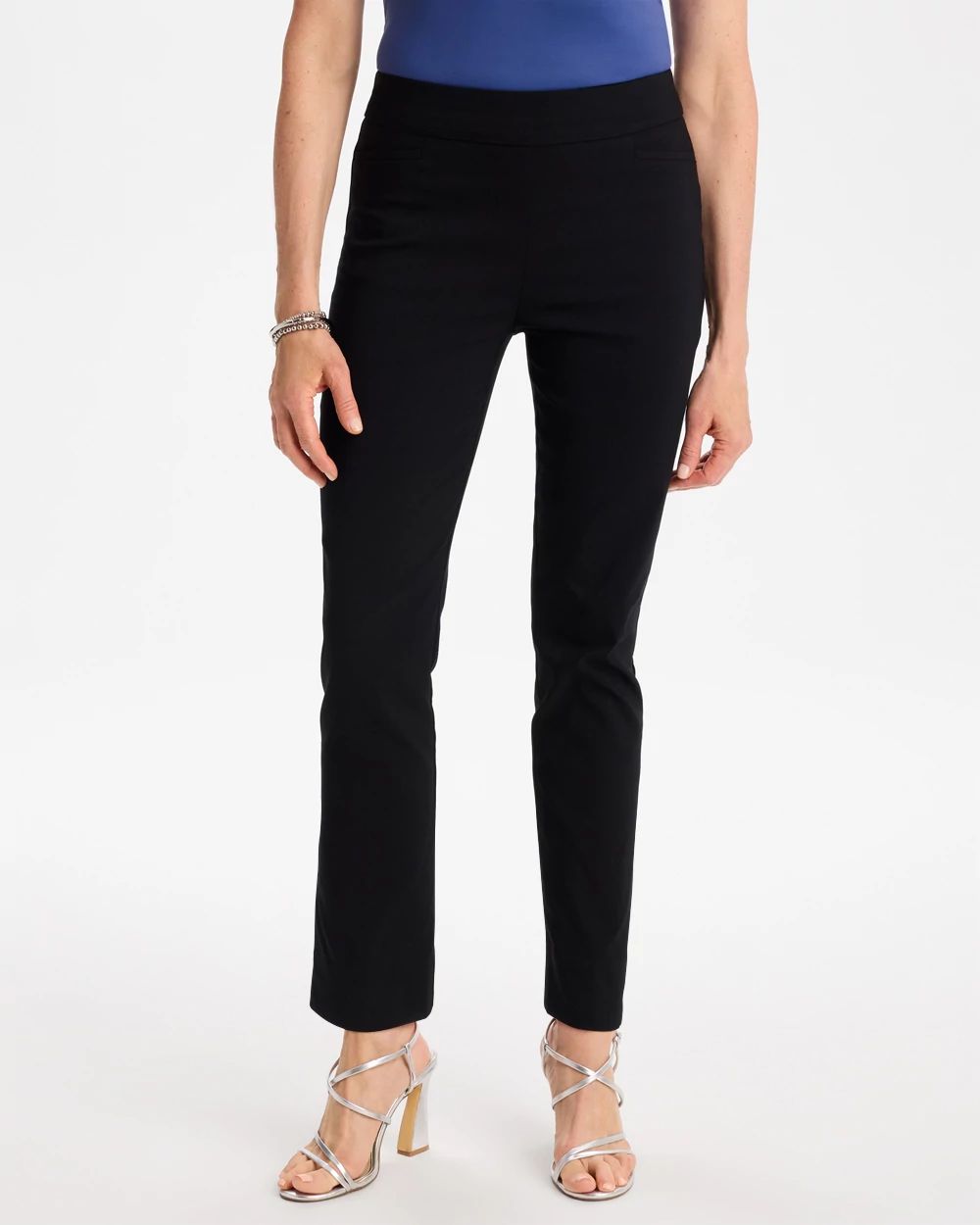 Petite Brigitte™ Slim Pull-On Ankle Pants