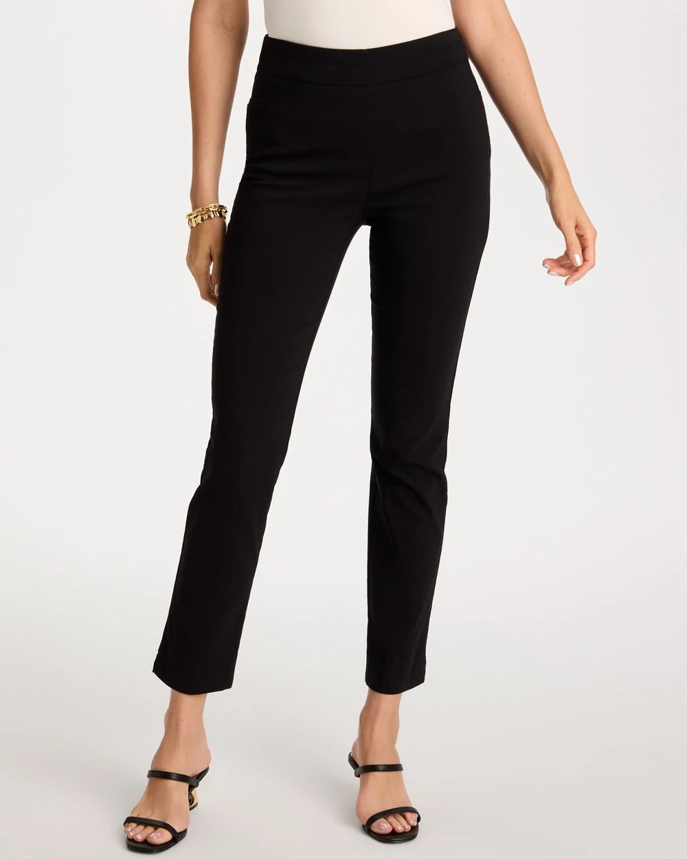Petite Brigitte™ Slim Pull-On Ankle Pants