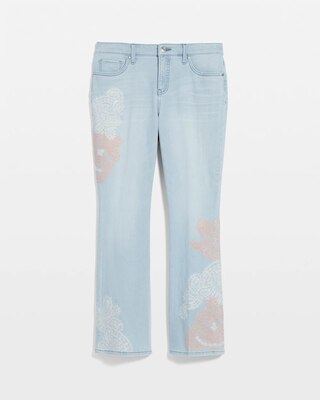 So Slimming® Kick Flare Girlfriend Jeans click to view larger image.