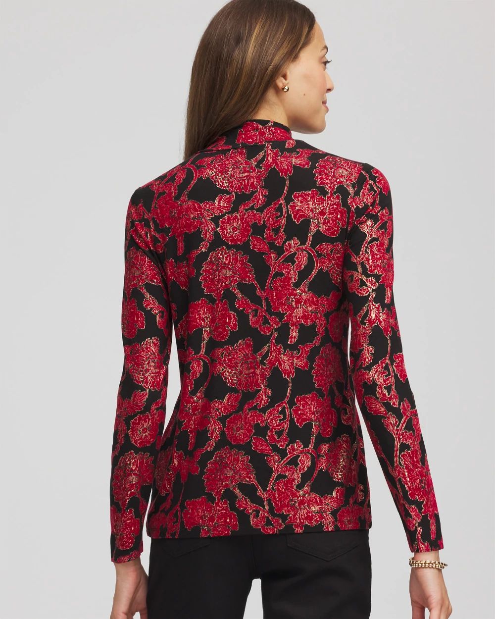 Touch of Cool™ Mockneck Layering Tee