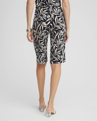 Travelers™ Leaf Print Bermuda Shorts click to view larger image.