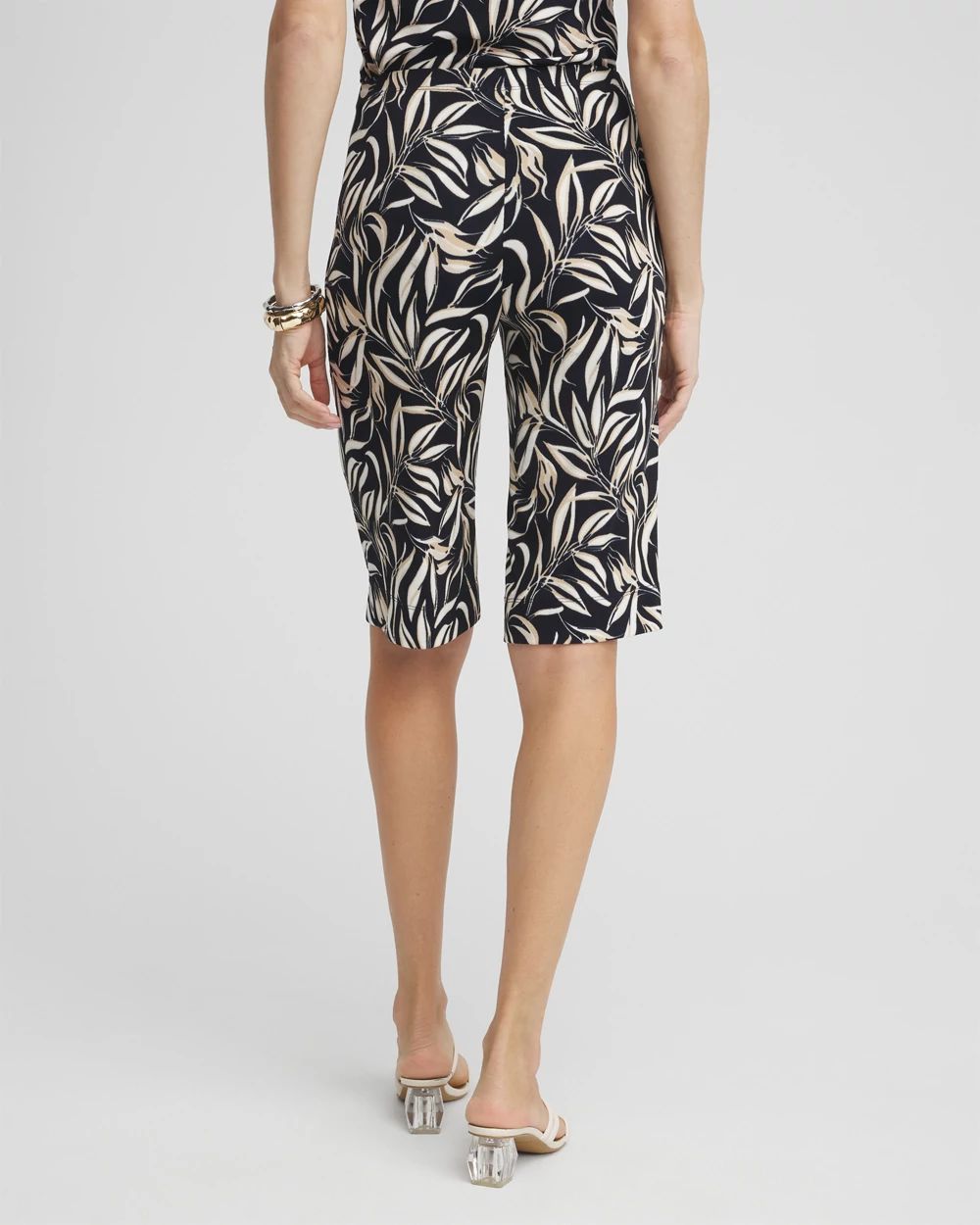 Travelers™ Leaf Print Bermuda Shorts