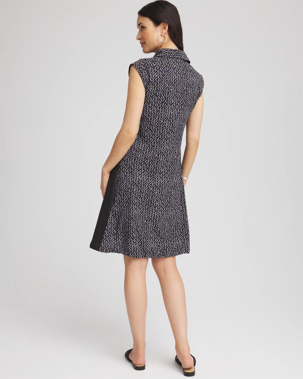 Zenergy® UPF Printed Bungee Dress click to view larger image.
