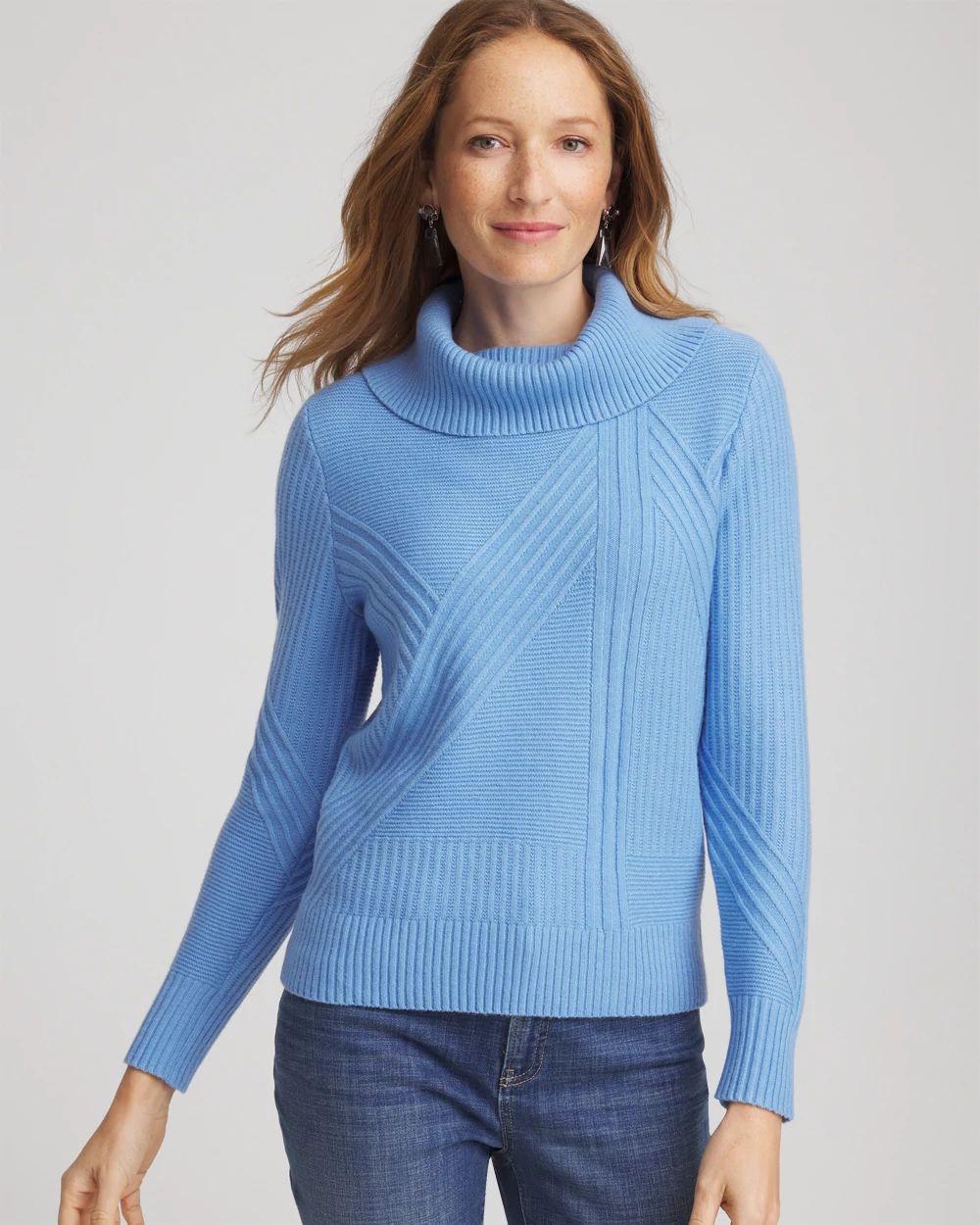 Ribbed Cowlneck Sweater