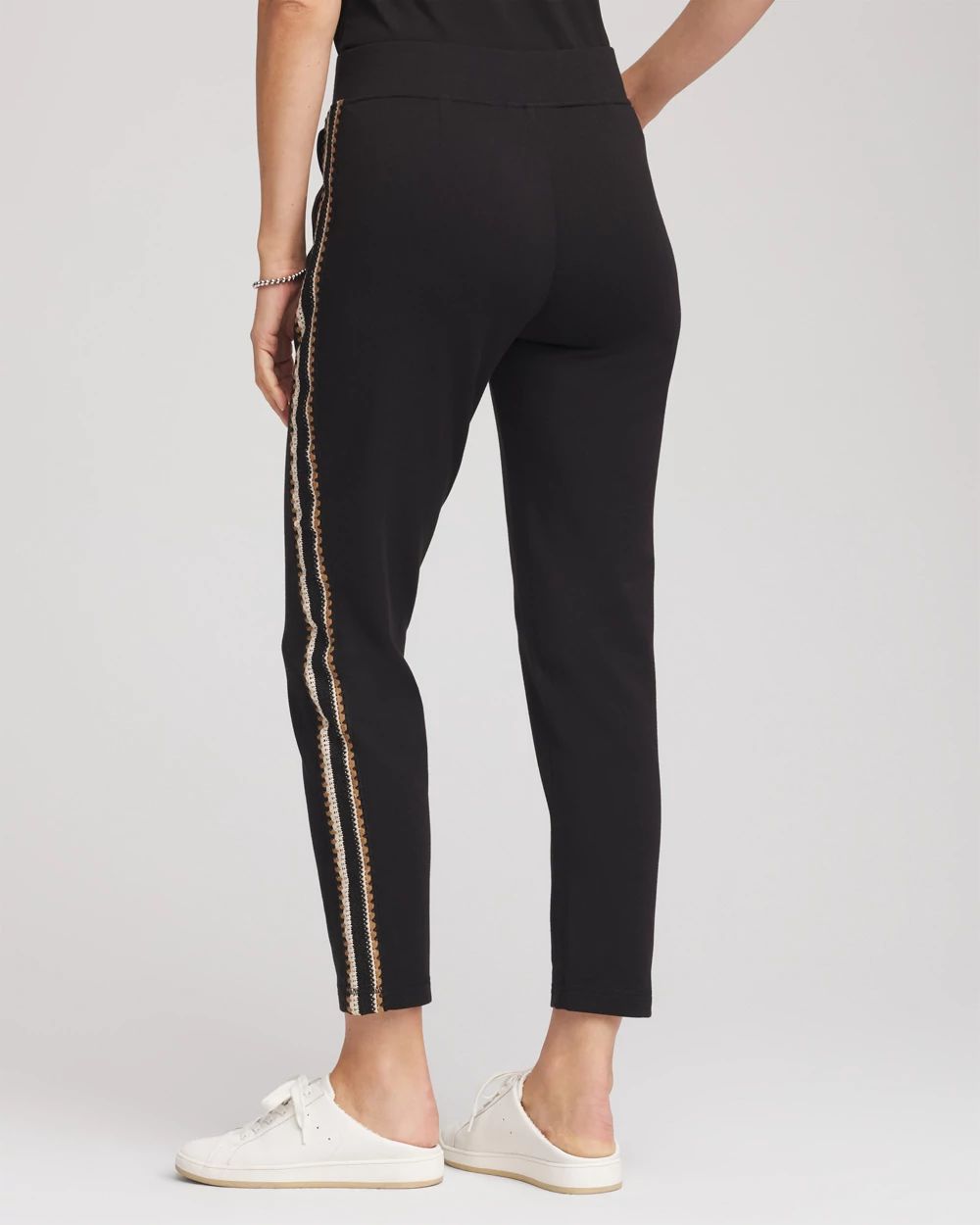Zenergy® Lattice-Trim Ankle Pants click to view larger image.