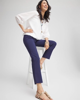 Brigitte™ Pull-On Cropped Pants click to view larger image.