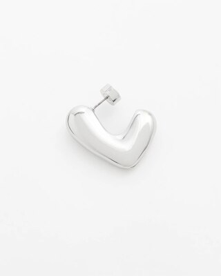 No Droop® Silver Tone Mini Hoops click to view larger image.