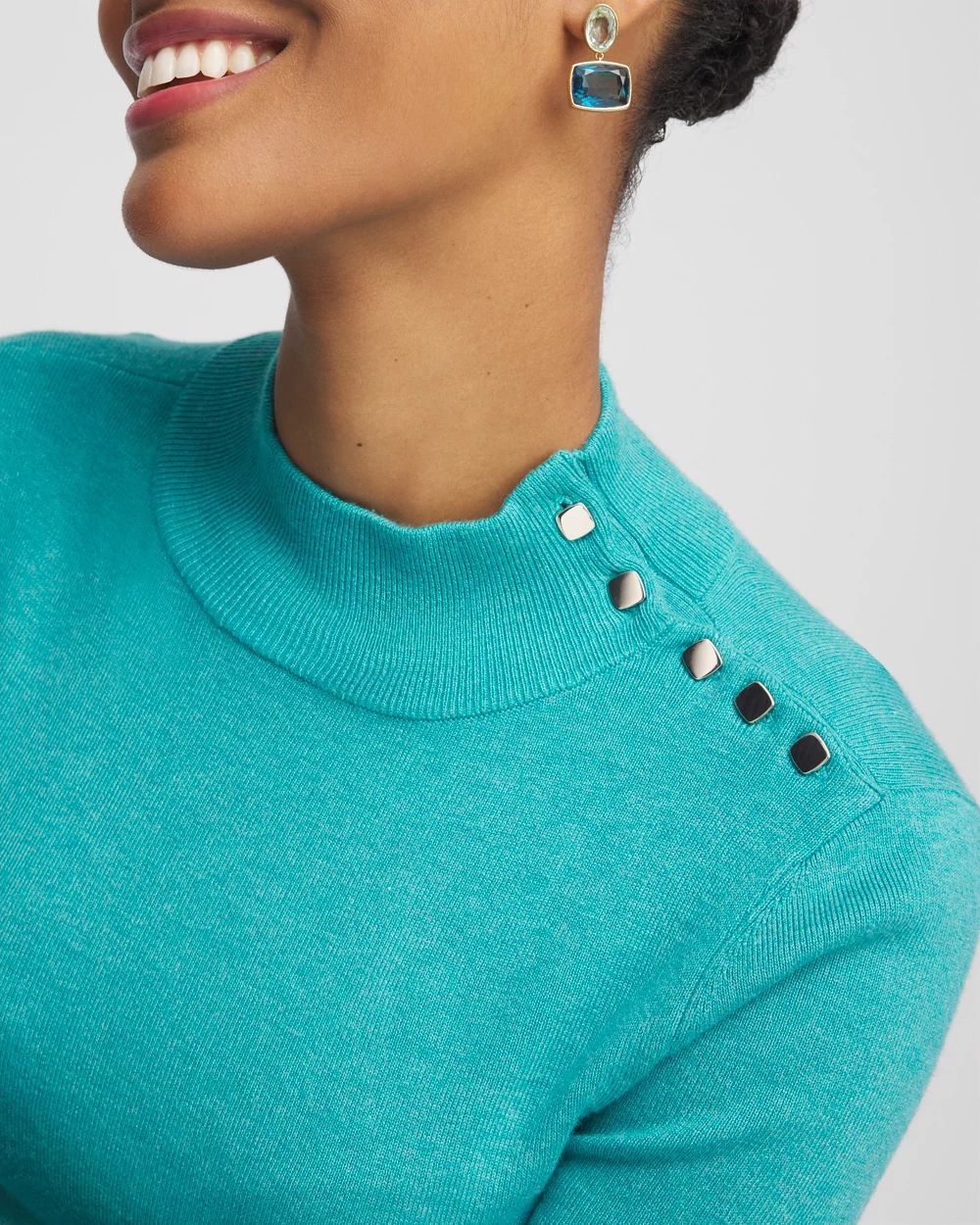 Ella Mockneck Sweater click to view larger image.