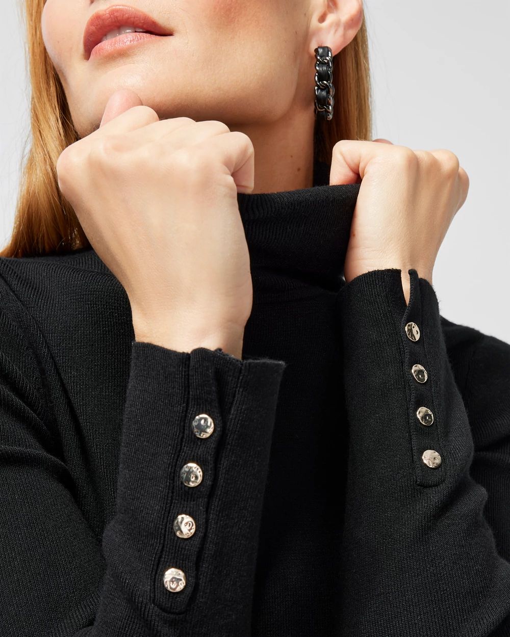 Ella Turtleneck Sweater click to view larger image.