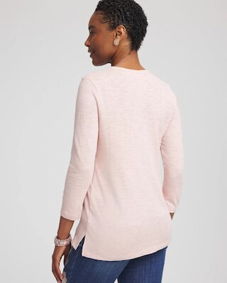 Cotton Slub Henley Tee click to view larger image.