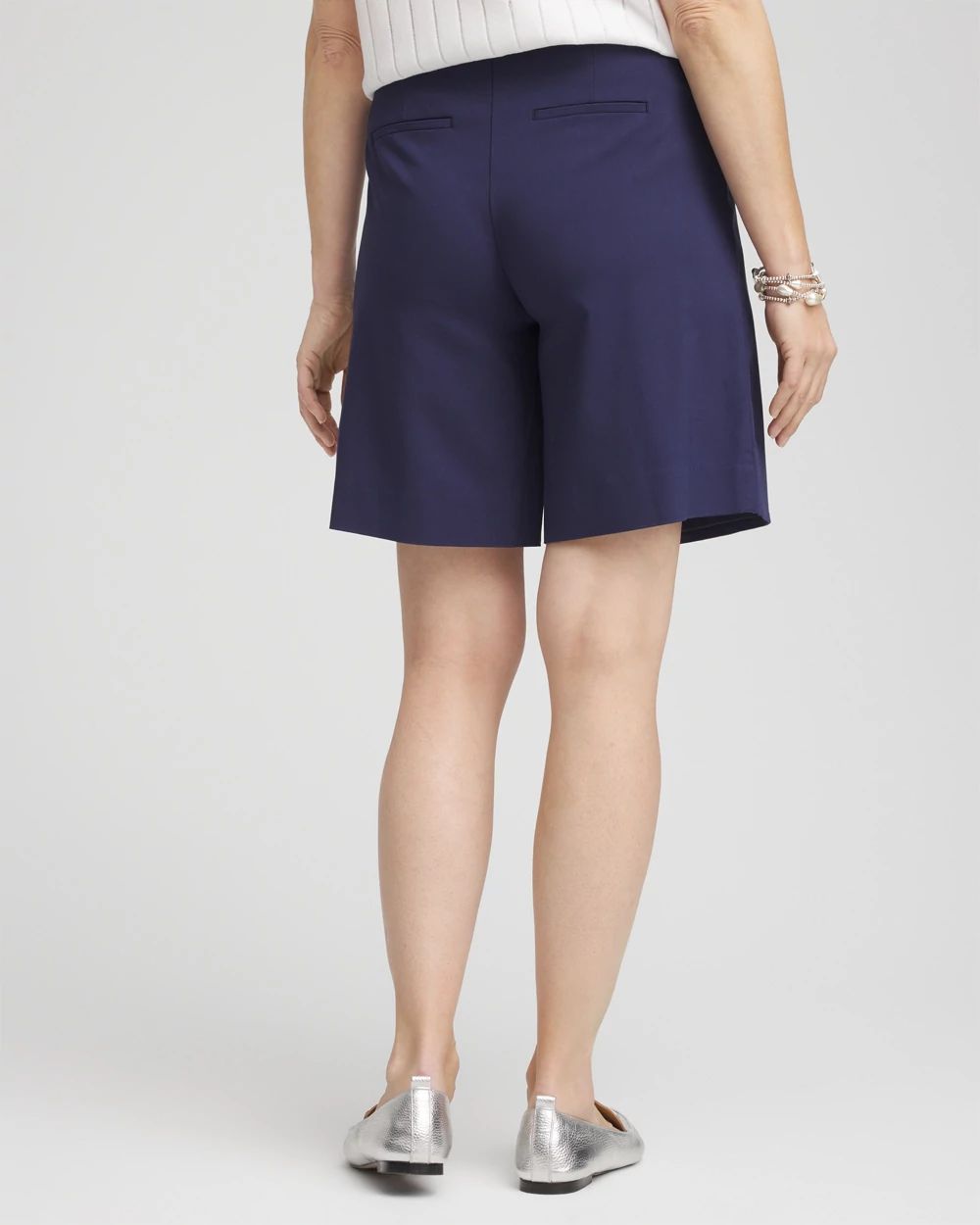 Brigitte™ Pull-On Asymmetrical Wrap Skort