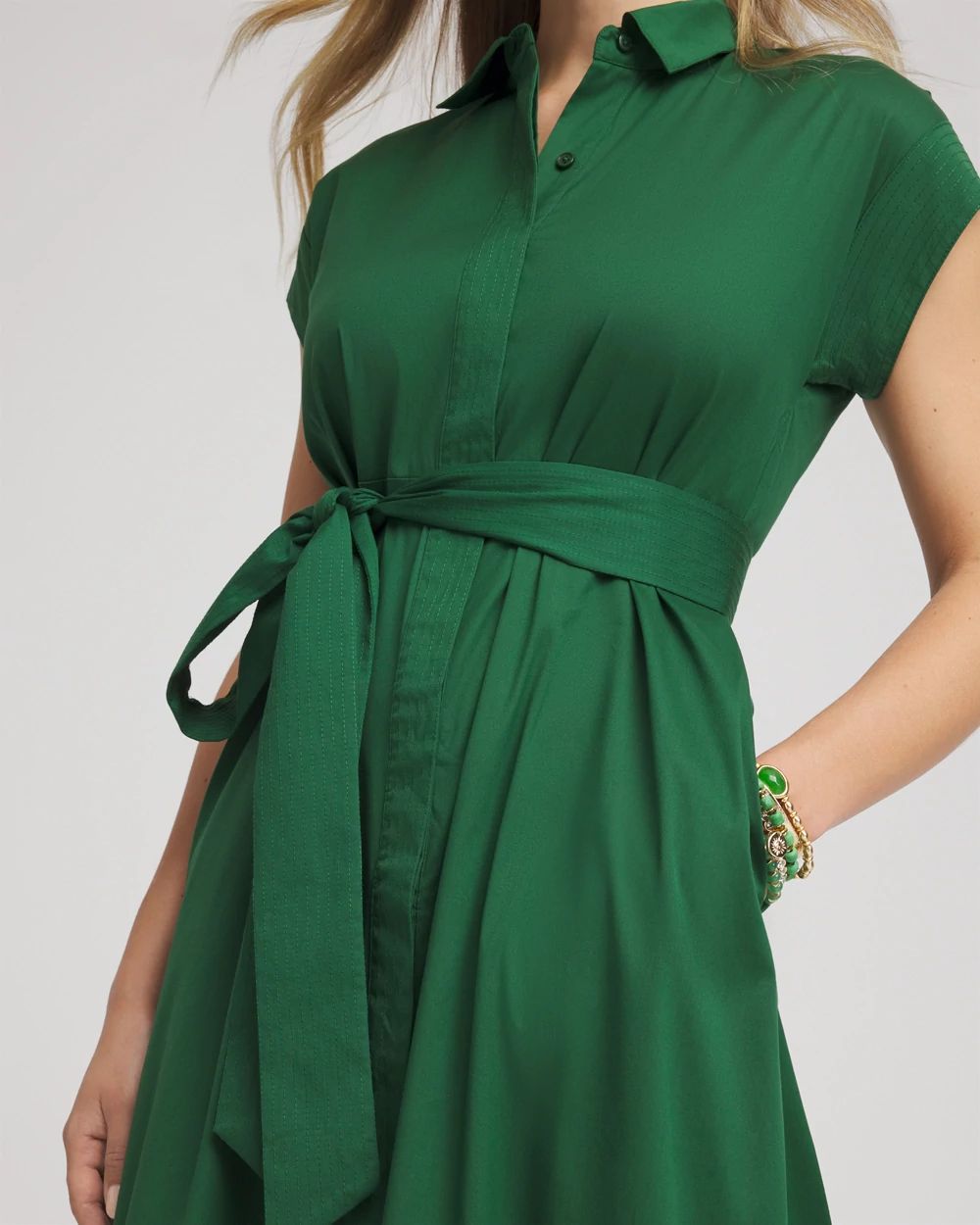 Poplin Midi Shirtdress