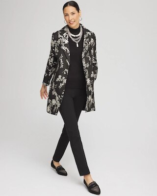 Floral Jacquard Topper click to view larger image.