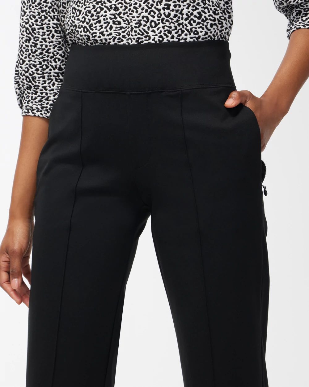 Petite Zenergy Pintuck Pants click to view larger image.