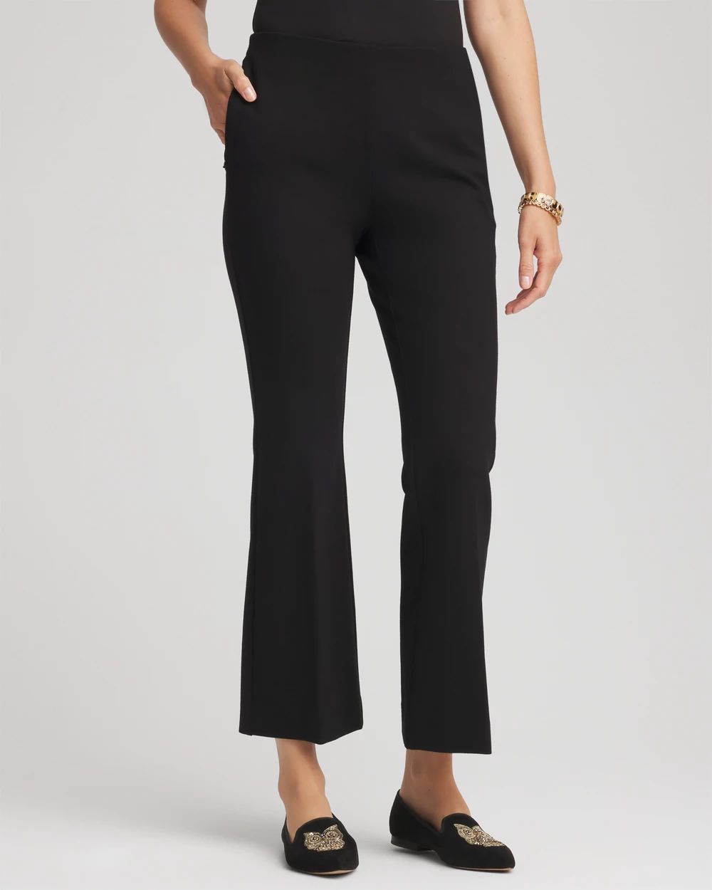 Juliet Slim Cropped Flared Pants