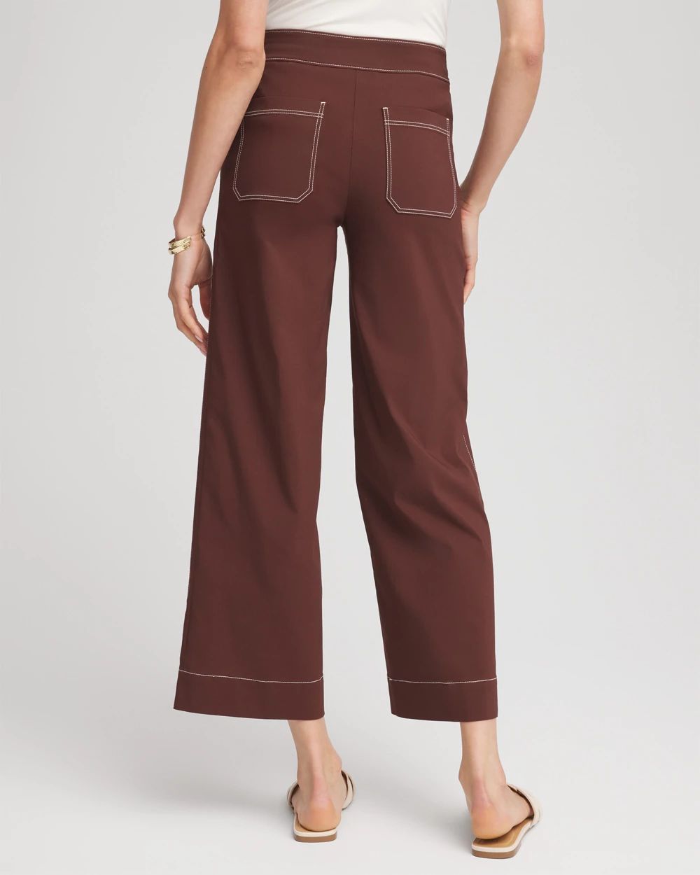 Brigitte™ Utility Wide-Leg Cropped Pants