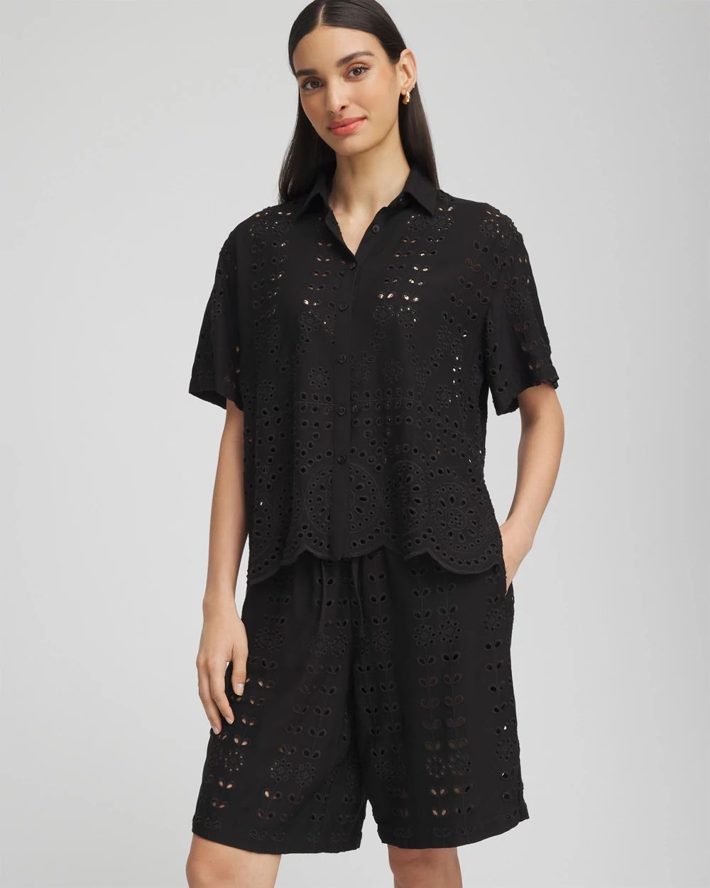 Swimsuit Cover-Up Short and Shirt Set