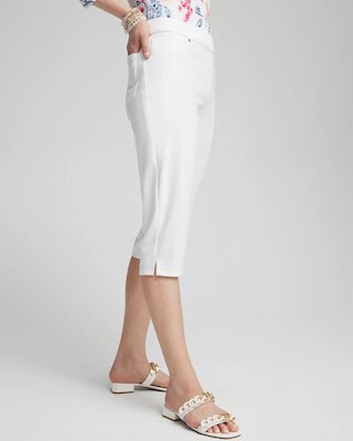 No-Stain 17" Pull-on Denim Capris click to view larger image.