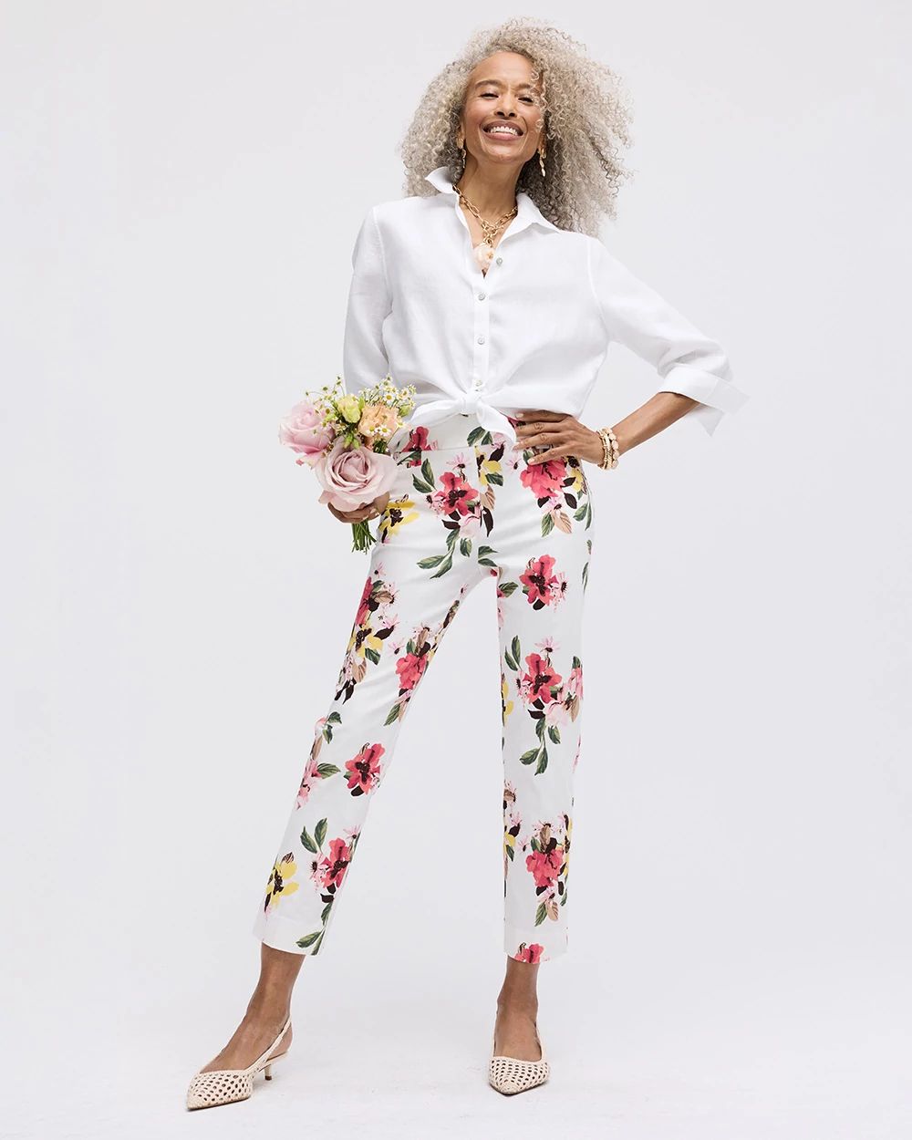 Brigitte™ Slim Mari Bloom Crop