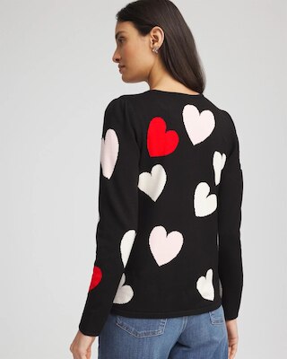 V-Day Multi-Heart Pullover click to view larger image.