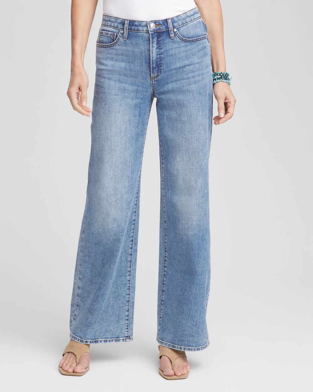 High Rise Wide Leg Jeans