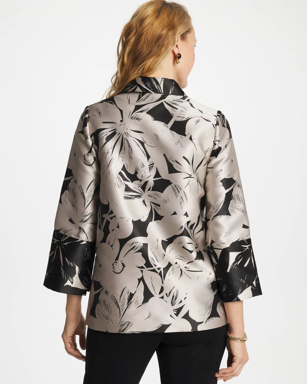 Travelers™ Collection Floral Jacquard Jacket