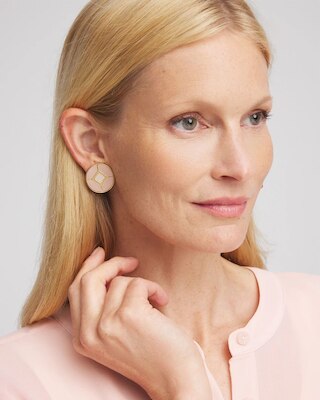 No Droop® Enamel Clip-On Earrings click to view larger image.