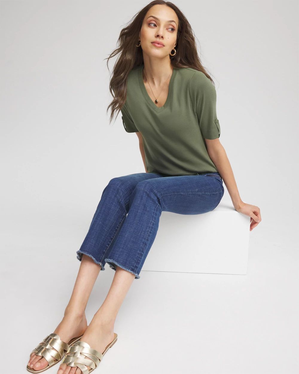 Everyday V-Neck Pima Tee