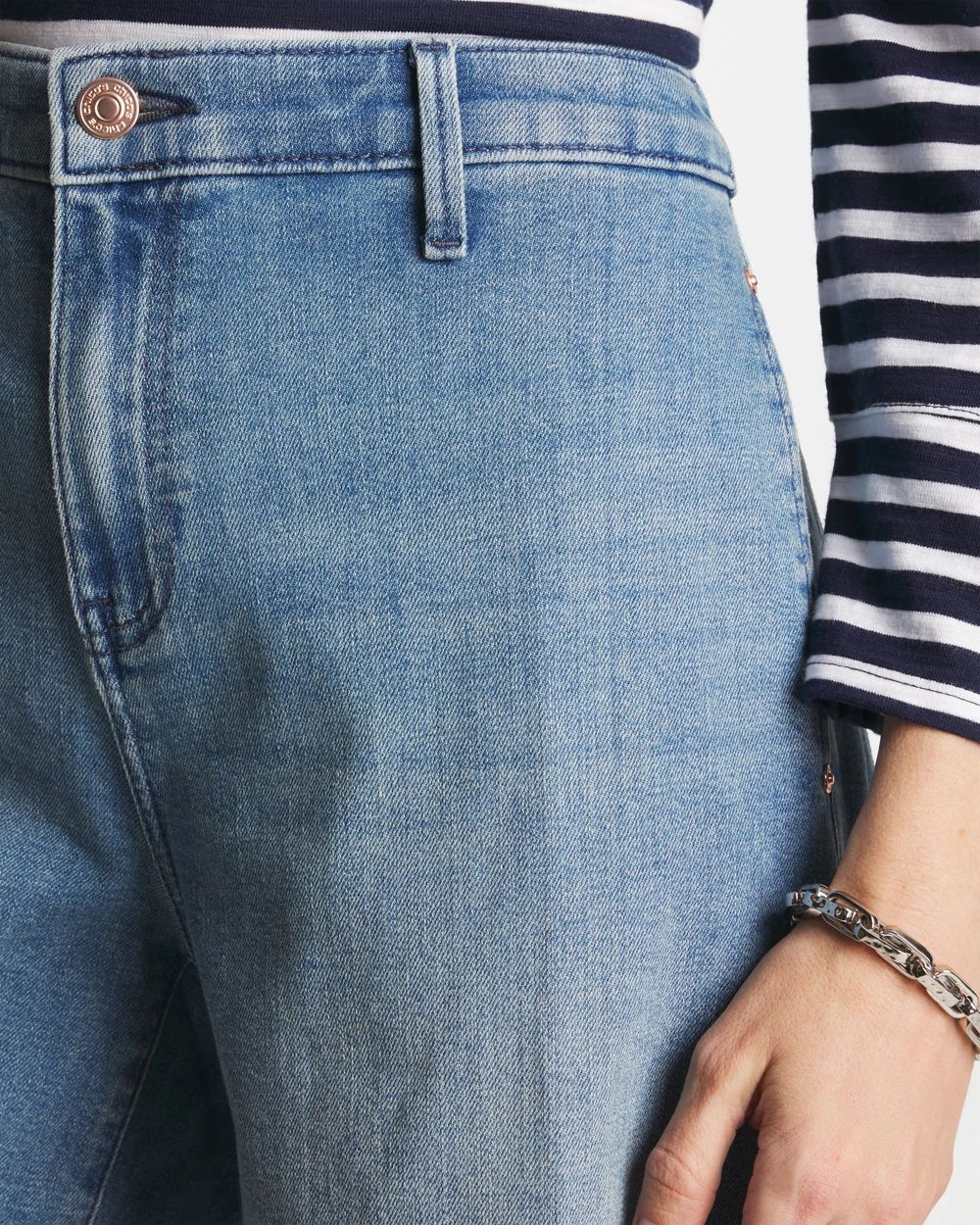 Denim Trouser Shorts click to view larger image.