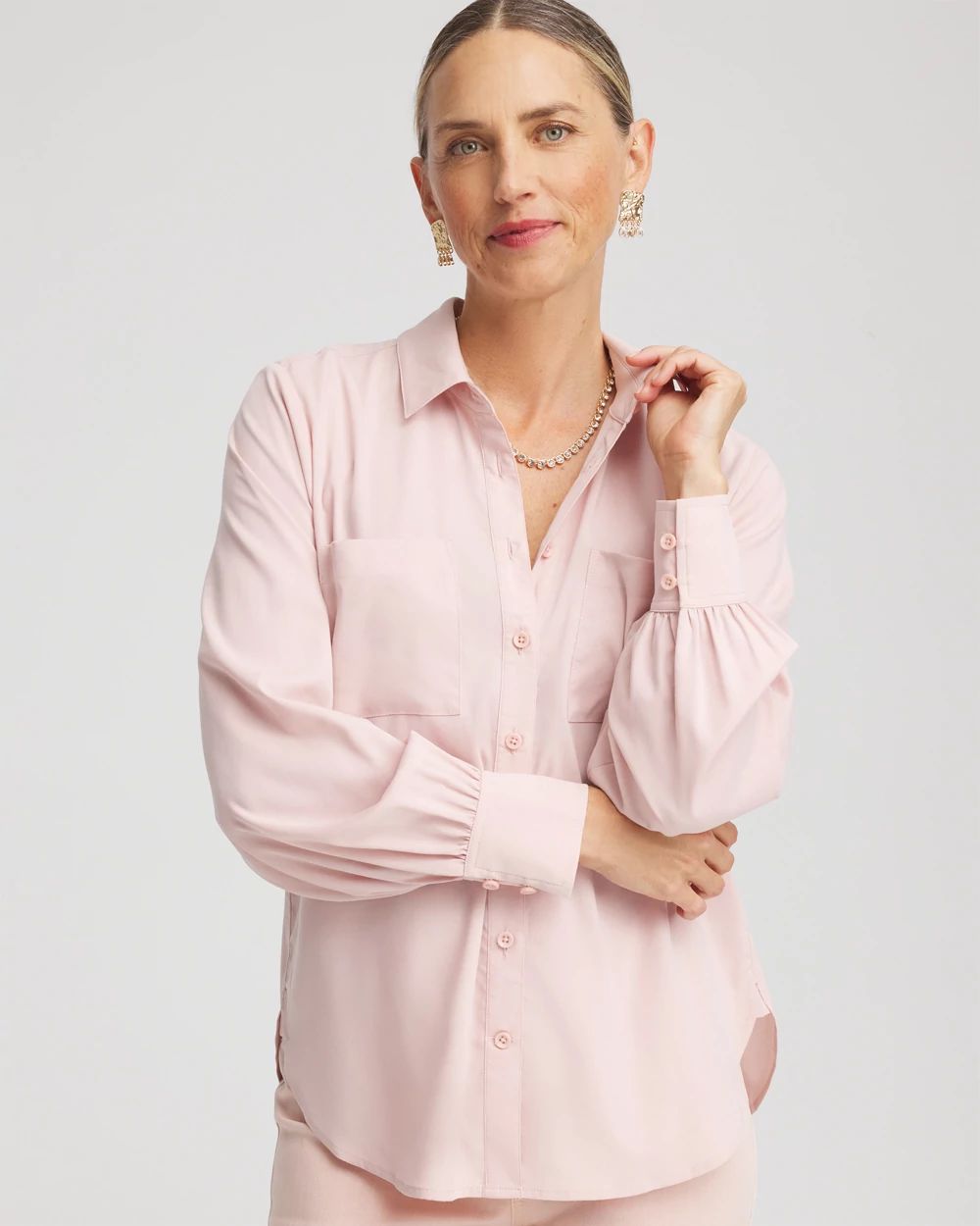 Classic-Fit Collared Shirt