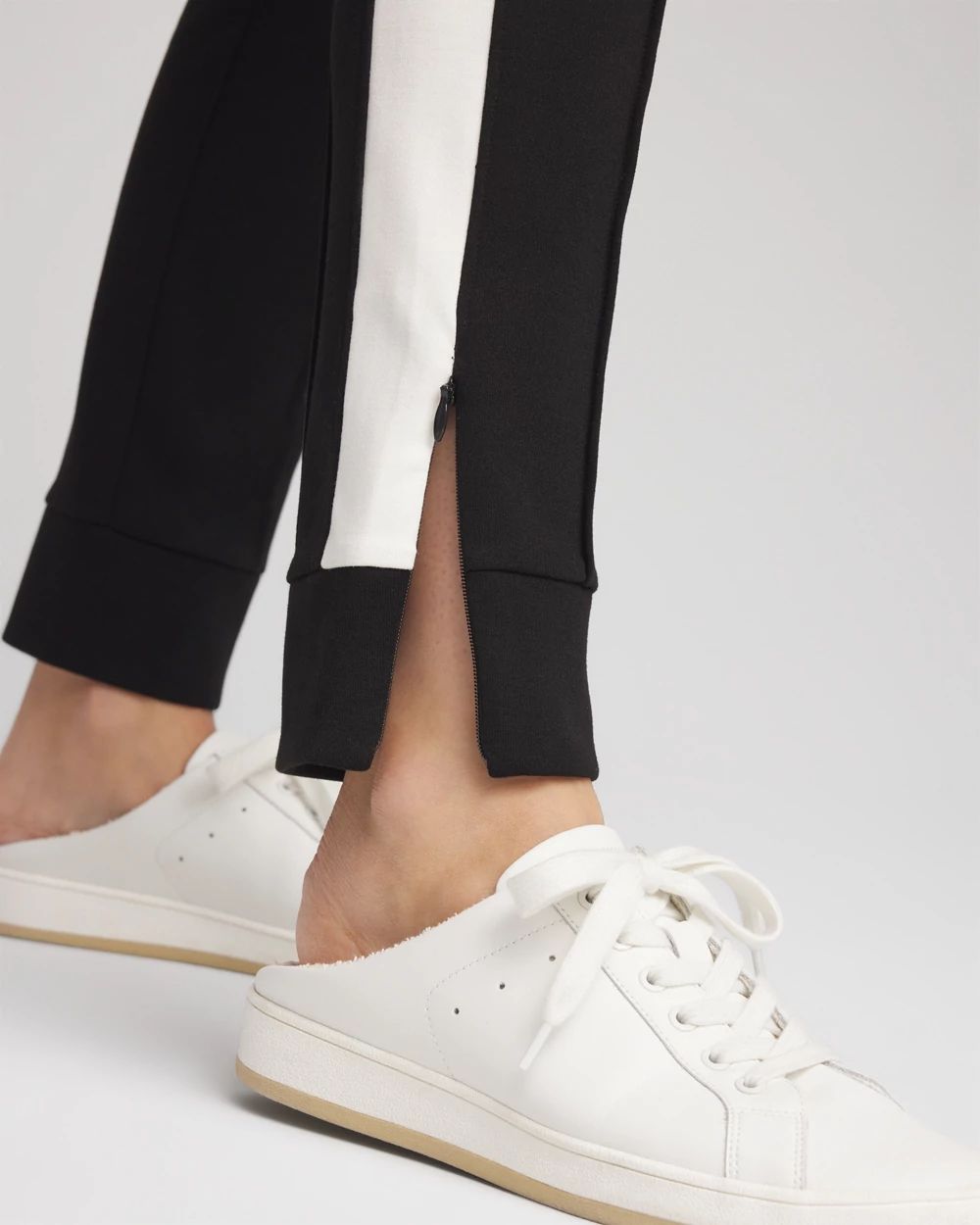 Zenergy® Double-Knit Contrast Ankle Pants