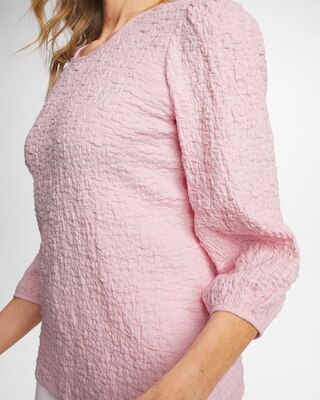 Textured Feminine Tee click to view larger image.