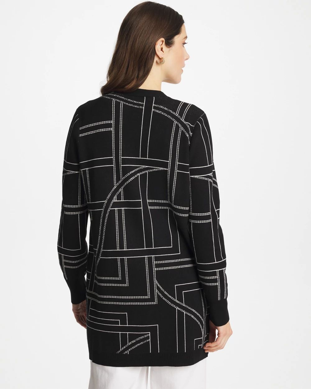 Ella Graphic Cardigan