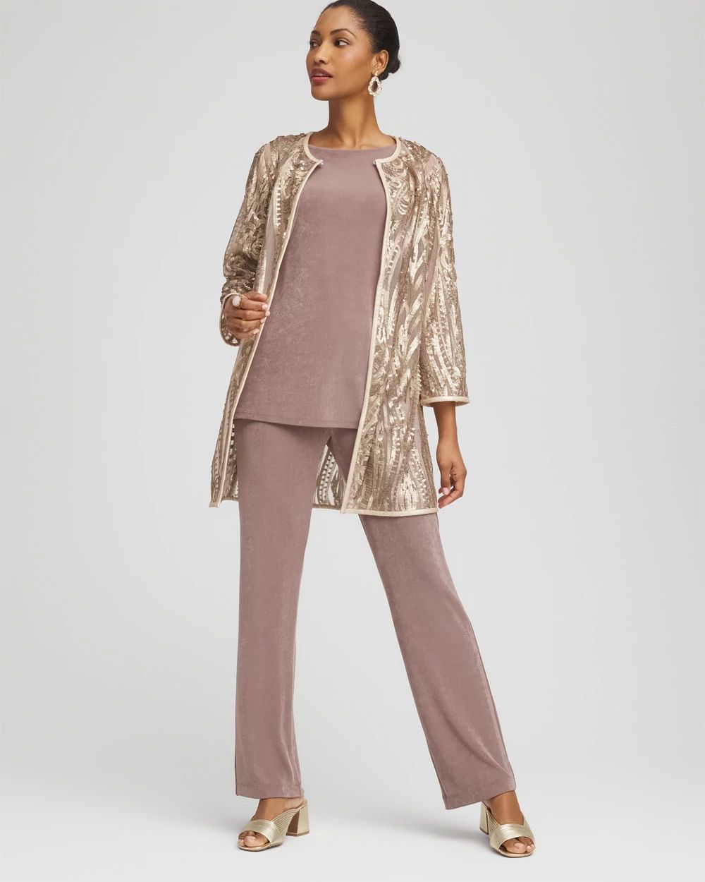 Travelers™ Collection Champagne Sequins Jacket