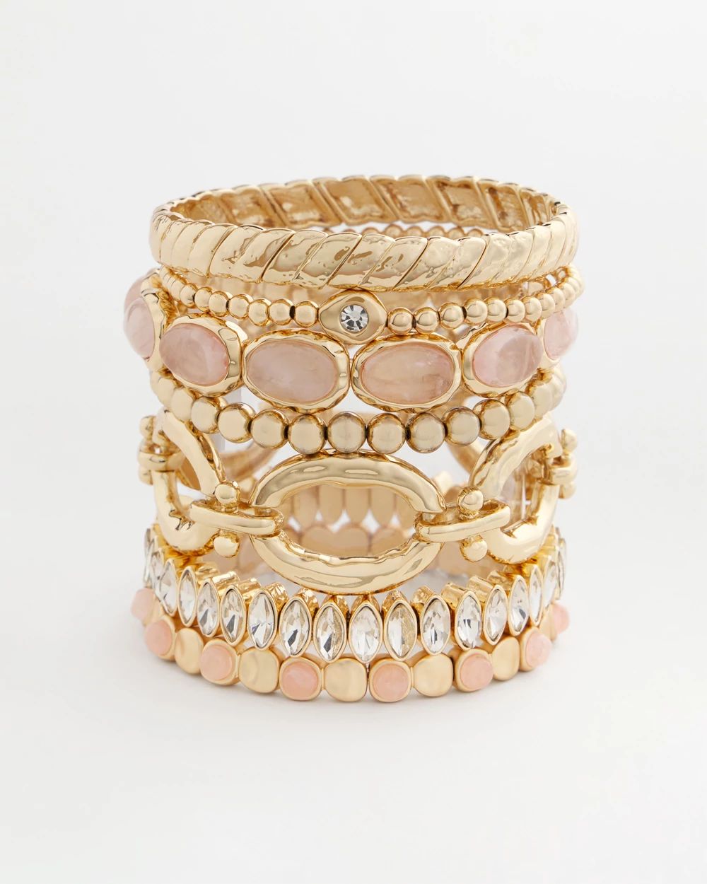 Blush Large Stretch Bracelet