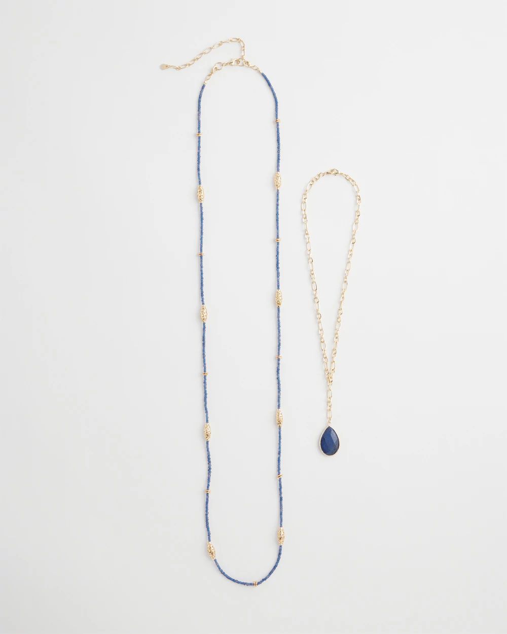 Convertible Beaded Pendant Necklace