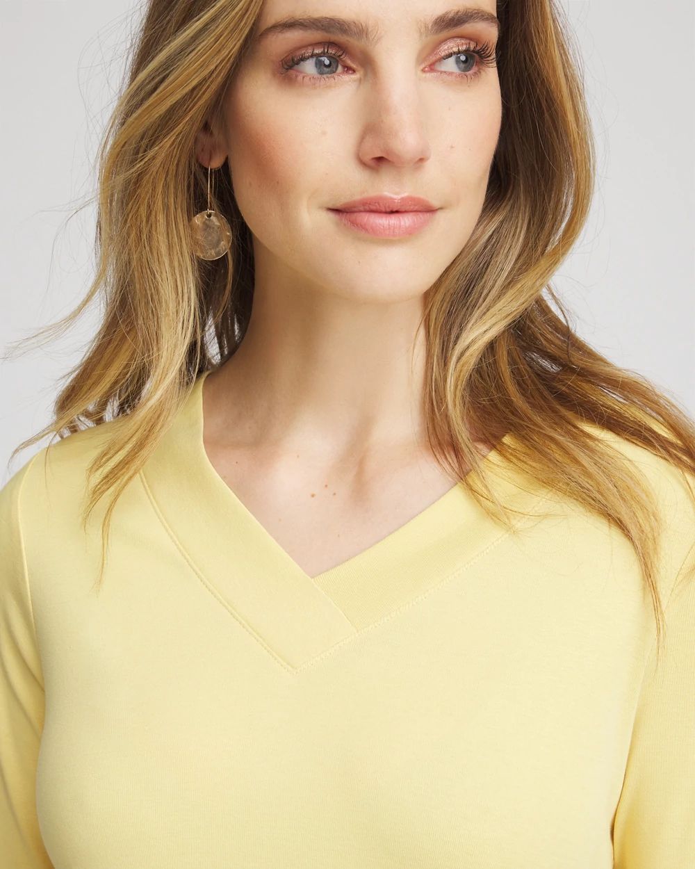 Short Pima 3/4 Sleeve Tee