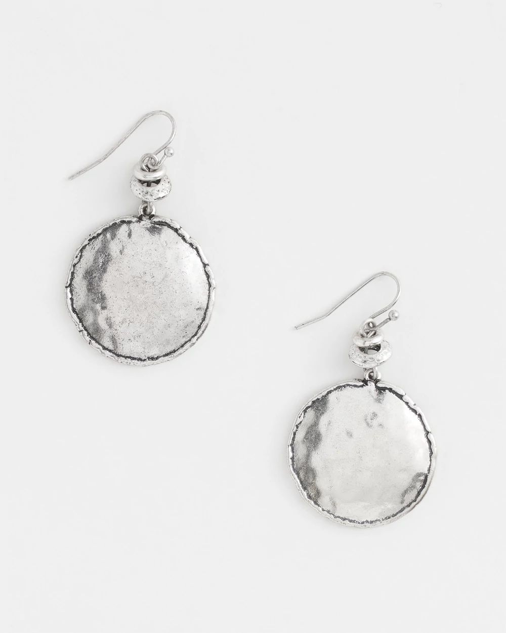 Tayla Drop Silver Earrings click to view larger image.
