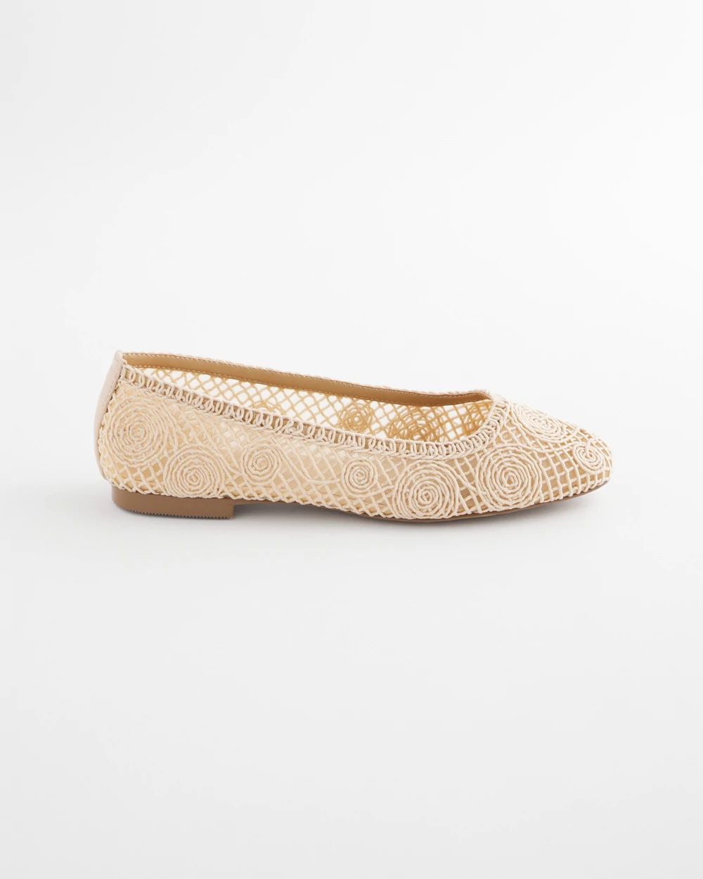 Cora Raffia Flats