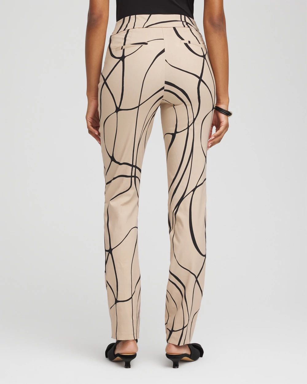 Brigitte™ Golden Leaf Slim Full-Length Pants