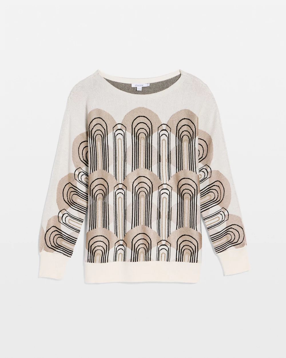Art Deco Dolman Pullover Sweater