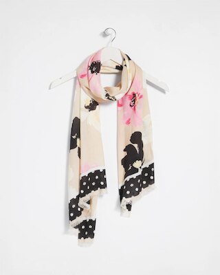 Blossom Burst Oblong Scarf