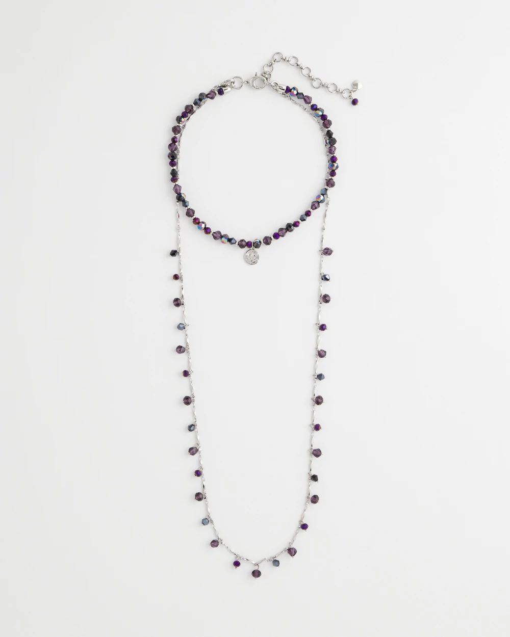 Convertible Purple Long Short Necklace