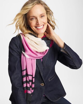 Berry Compote Oblong Scarf click to view larger image.