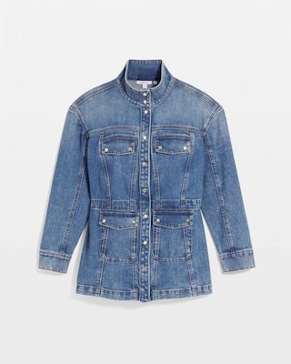 Denim Utility Jacket click to view larger image.
